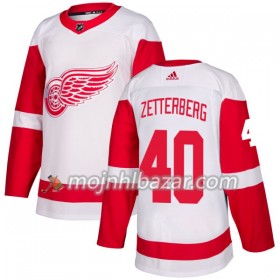 Dresovi Detroit Red Wings Henrik Zetterberg 40 Adidas 2017-2018 Bijela Authentic - Muške